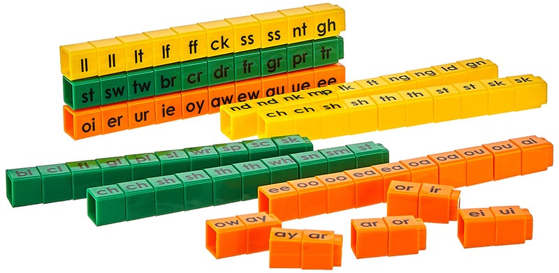 Didax Educational Resources Unifix Letter Blends Cubes Set Medium - Image 3